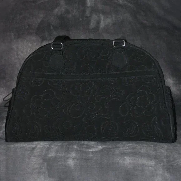 Vera Bradley Ultimate Baby Black Quilted Diaper Bag w/ Changing Pad - Picture 3 of 14